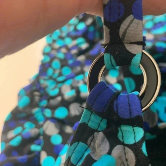 Byron Bay Tankini Top w Adjustable Straps, Adjustable Side Shirring, 32D - Picture 4 of 8